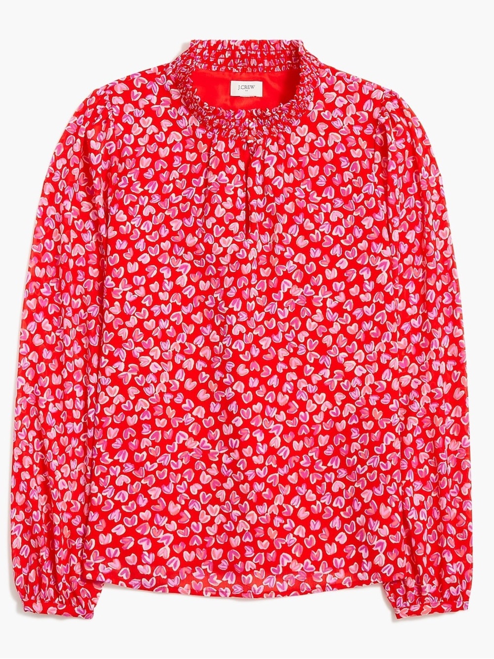 NWT J. Crew Heart Top Size XL
